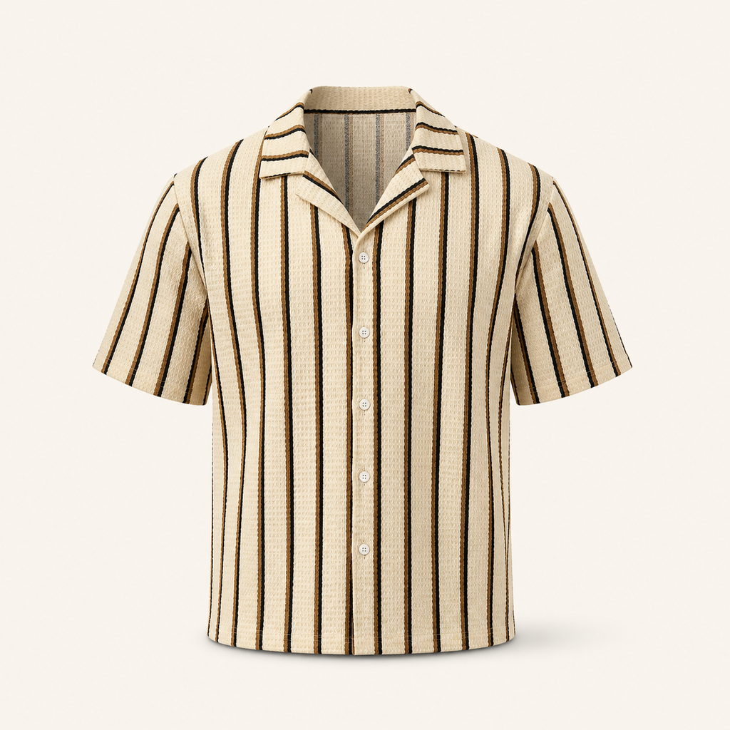 Bellamy Striped Resort Shirt - image 1