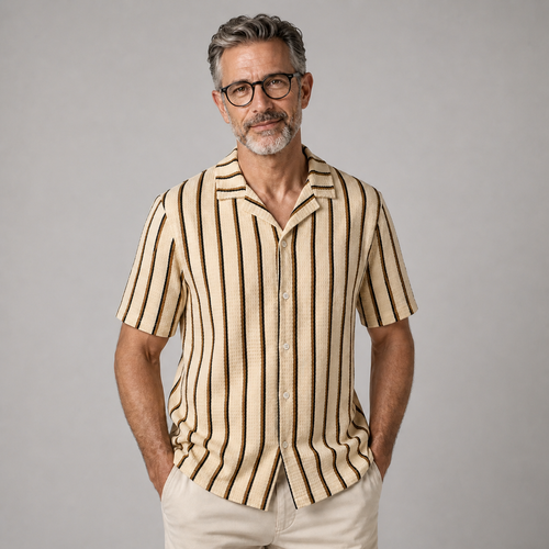 Bellamy Striped Resort Shirt - image 2