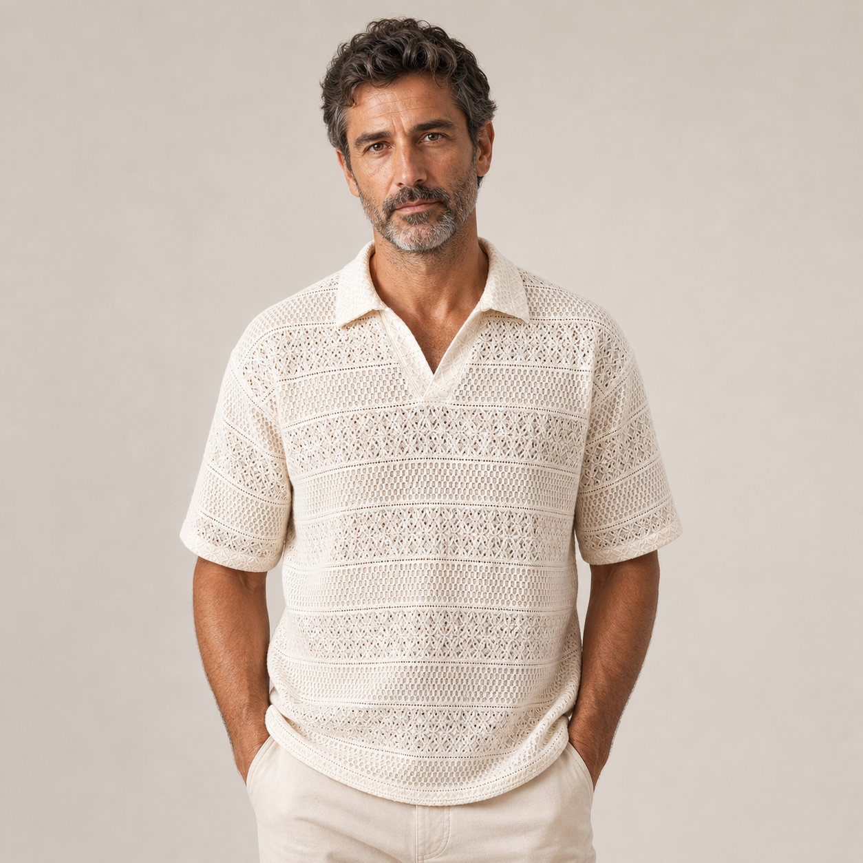 Whitmore Crochet Polo - image 2