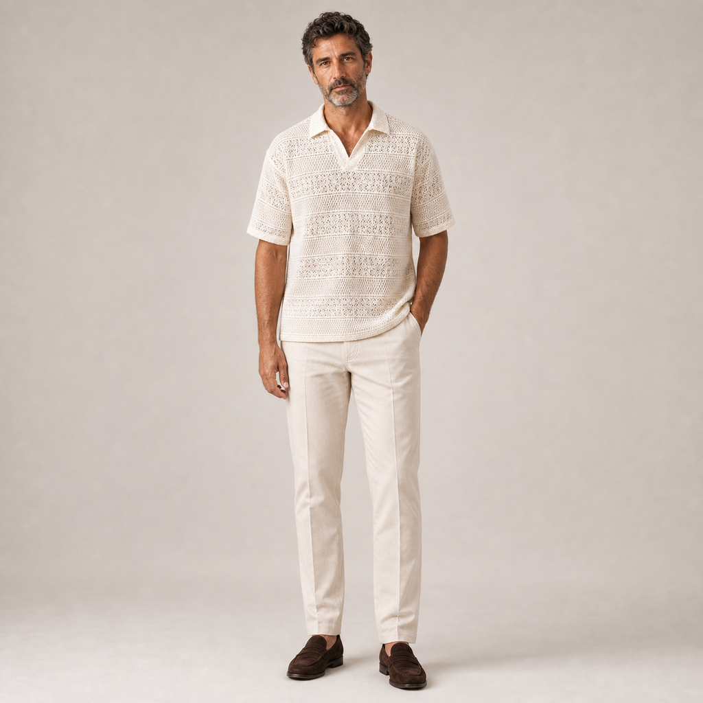Whitmore Crochet Polo - image 4